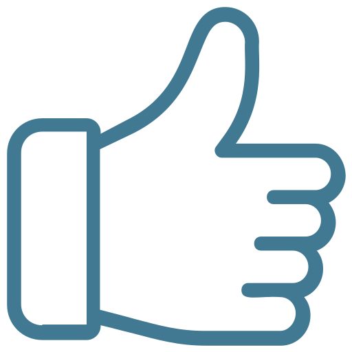thumbs-up-teal Infection Control Education Cost Icon