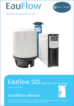 Installation Manual - EauFlow 22L hard water for tap