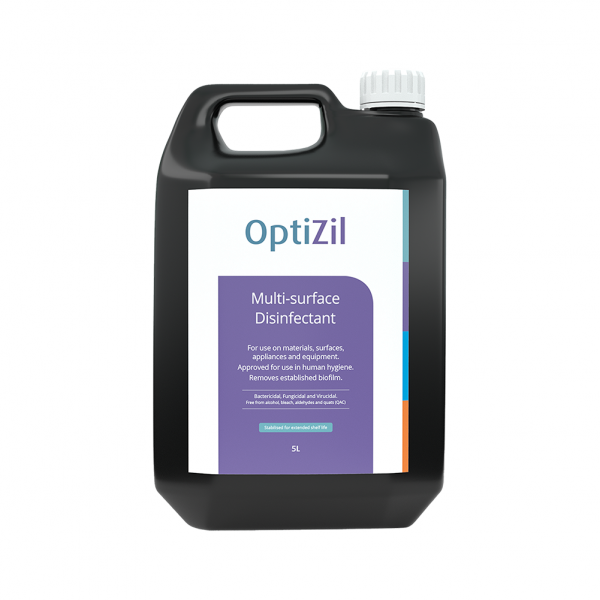 OptiZil Multi-Surface Disinfectant - 5L - with FREE eco-friendly dry wipes OFFERS AVAILABLE - Image 2