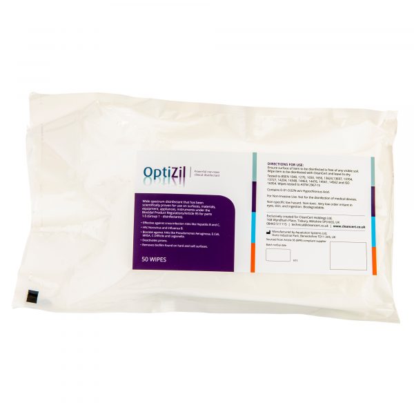OptiZil Multi-Surface Disinfectant - 5L - with FREE eco-friendly dry wipes OFFERS AVAILABLE - Image 3