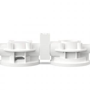 ST END CAP SET 4~5 STAGE (FOR RO MEMBRANE & POST, WITH FITTINGS). For EauFlow