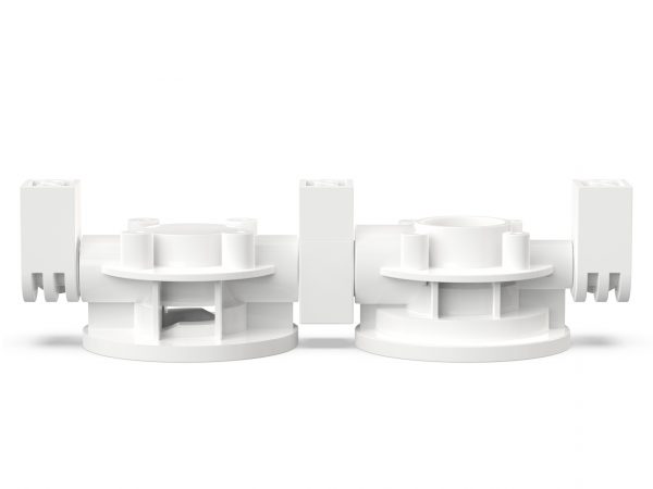 ST END CAP SET 4~5 STAGE (FOR RO MEMBRANE & POST, WITH FITTINGS). For EauFlow